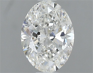 Picture of Natural Diamond 1.04 Carats, Oval with  Cut, G Color, SI1 Clarity and Certified by GIA