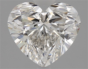 Picture of Natural Diamond 2.60 Carats, Heart with  Cut, H Color, SI1 Clarity and Certified by GIA