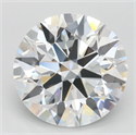 Del inventario de diamantes de laboratorio, 3.34 quilates, Redondo , Color D, claridad IF y certificado IGI