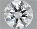 Natural Diamond 1.80 Carats, Round with Excellent Cut, G Color, SI1 Clarity and Certified by GIA