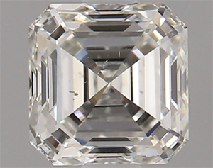 Picture of Natural Diamond 0.70 Carats, Asscher with  Cut, J Color, SI1 Clarity and Certified by GIA