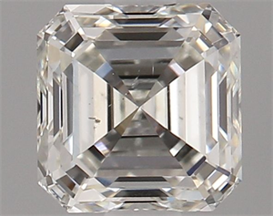 Picture of Natural Diamond 0.70 Carats, Asscher with  Cut, J Color, SI1 Clarity and Certified by GIA