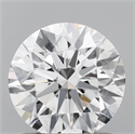 Lab Grown Diamond 1.08 Carats, Round with Ideal Cut, D Color, VVS2 Clarity and Certified by IGI