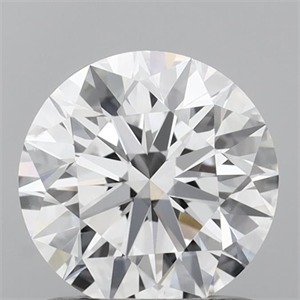 Picture of Lab Grown Diamond 1.08 Carats, Round with Ideal Cut, D Color, VVS2 Clarity and Certified by IGI