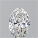 Diamante Natural 0.50 quilates, Ovalado , Color G, claridad VVS2 y certificado GIA