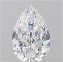 Natural Diamond 1.50 Carats, Pear with  Cut, D Color, SI1 Clarity and Certified by GIA