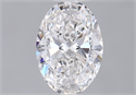 Diamante Natural 0.40 quilates, Ovalado , Color F, claridad VVS2 y certificado GIA