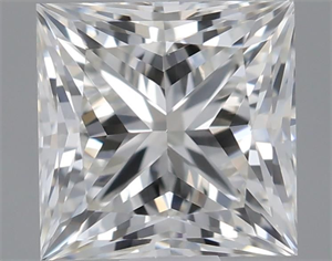 Picture of Natural Diamond 0.80 Carats, Princess with  Cut, I Color, VS1 Clarity and Certified by GIA