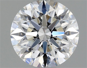 Picture of Natural Diamond 0.71 Carats, Round with Excellent Cut, F Color, VVS1 Clarity and Certified by GIA