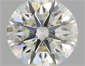 Natural Diamond 0.74 Carats, Round with Very Good Cut, J Color, VVS1 Clarity and Certified by GIA