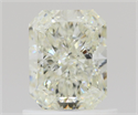 Natural Diamond 1.00 Carats, Radiant with  Cut, L Color, VS2 Clarity and Certified by GIA
