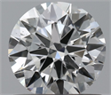 Natural Diamond 0.70 Carats, Round with Excellent Cut, F Color, SI1 Clarity and Certified by IGI