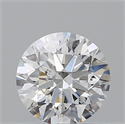 Diamante Natural 0.70 quilates, Redondo , Color H, claridad SI2 y certificado GIA