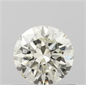 Natural Diamond 0.71 Carats, Round with Very Good Cut, J Color, SI2 Clarity and Certified by IGI