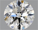 Natural Diamond 0.81 Carats, Round with Very Good Cut, G Color, SI1 Clarity and Certified by GIA