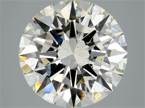 Picture of Natural Diamond 5.01 Carats, Round with Excellent Cut, K Color, SI2 Clarity and Certified by GIA