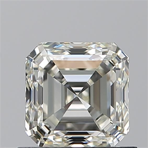Picture of Natural Diamond 0.90 Carats, Asscher with  Cut, K Color, VVS2 Clarity and Certified by GIA