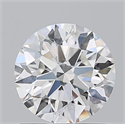 Natural Diamond 1.07 Carats, Round with Excellent Cut, G Color, SI1 Clarity and Certified by GIA