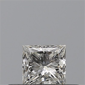 Picture of Natural Diamond 0.23 Carats, Princess with  Cut, I Color, VVS1 Clarity and Certified by GIA