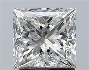 Foto Diamante Natural 1.50 quilates, Princesa , Color I, claridad VS1 y certificado GIA de