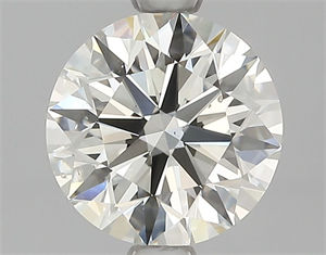 Picture of Natural Diamond 1.20 Carats, Round with Excellent Cut, K Color, SI1 Clarity and Certified by GIA