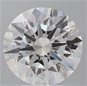 Lab Grown Diamond 4.60 Carats, Round with Ideal Cut, E Color, VVS2 Clarity and Certified by IGI