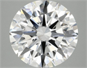 Lab Grown Diamond 5.04 Carats, Round with Ideal Cut, E Color, VVS2 Clarity and Certified by IGI