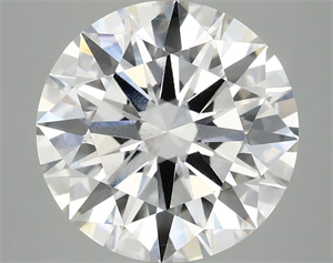 Picture of Lab Grown Diamond 5.04 Carats, Round with Ideal Cut, E Color, VVS2 Clarity and Certified by IGI