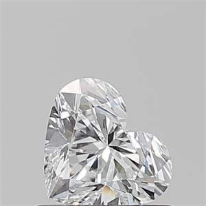 Picture of Natural Diamond 0.64 Carats, Heart with  Cut, E Color, SI1 Clarity and Certified by GIA