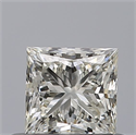 Natural Diamond 0.51 Carats, Princess with  Cut, H Color, IF Clarity and Certified by IGI