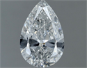 Diamante Natural 0.50 quilates, De pera , Color E, claridad SI2 y certificado GIA