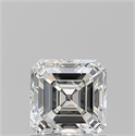 Diamante Natural 1.01 quilates, Asscher , Color H, claridad VS2 y certificado GIA