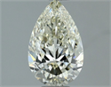 Natural Diamond 1.00 Carats, Pear with  Cut, K Color, VS1 Clarity and Certified by IGI