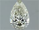 Natural Diamond 1.00 Carats, Pear with  Cut, K Color, VS1 Clarity and Certified by IGI