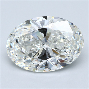 Picture of Natural Diamond 4.50 Carats, Oval with  Cut, G Color, SI1 Clarity and Certified by GIA