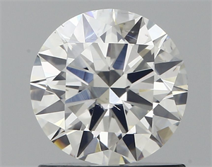 Picture of Natural Diamond 0.90 Carats, Round with Excellent Cut, H Color, SI1 Clarity and Certified by GIA