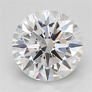 Picture of Lab Grown Diamond 1.04 Carats, Round with Ideal Cut, D Color, VVS2 Clarity and Certified by IGI