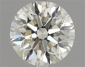 Picture of Natural Diamond 0.80 Carats, Round with Excellent Cut, K Color, SI1 Clarity and Certified by GIA