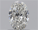 Natural Diamond 0.59 Carats, Oval with  Cut, G Color, VS2 Clarity and Certified by GIA