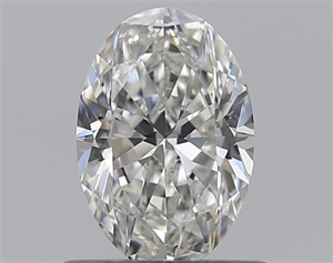 Picture of Natural Diamond 0.59 Carats, Oval with  Cut, G Color, VS2 Clarity and Certified by GIA