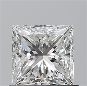 Picture of Natural Diamond 0.80 Carats, Princess with  Cut, G Color, VVS2 Clarity and Certified by GIA
