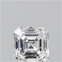 Diamante Natural 1.01 quilates, Asscher , Color F, claridad VVS2 y certificado GIA