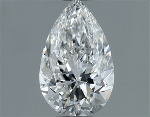 Picture of Natural Diamond 0.50 Carats, Pear with  Cut, G Color, VS2 Clarity and Certified by GIA