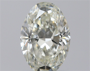 Picture of Natural Diamond 0.75 Carats, Oval with  Cut, K Color, VS1 Clarity and Certified by GIA
