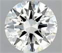 Diamante Natural 0.90 quilates, Redondo , Color J, claridad VVS2 y certificado IGI