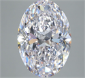 Natural Diamond 5.03 Carats, Oval with  Cut, E Color, FL Clarity and Certified by GIA