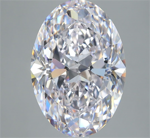 Picture of Natural Diamond 5.03 Carats, Oval with  Cut, E Color, FL Clarity and Certified by GIA