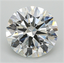 Lab Grown Diamond 6.08 Carats, Round with Ideal Cut, F Color, VS2 Clarity and Certified by IGI