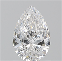 Diamante Natural 1.00 quilates, De pera , Color D, claridad SI2 y certificado GIA