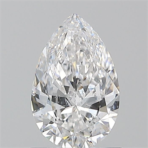 Foto Diamante Natural 1.00 quilates, De pera , Color D, claridad SI2 y certificado GIA de